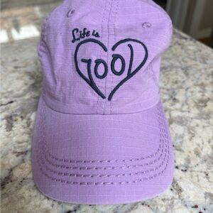 Life is Good Purple Cap